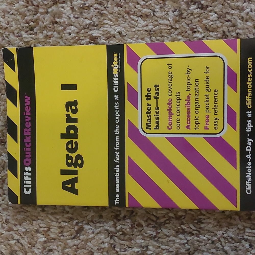 Algebra I learning book - NWOT